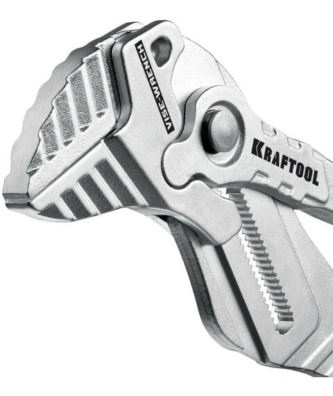 Столярно-слесарный инструмент: Клещи переставные-гаечный ключ KRAFTOOL Vise-Wrench 300 мм [22068] фотографии