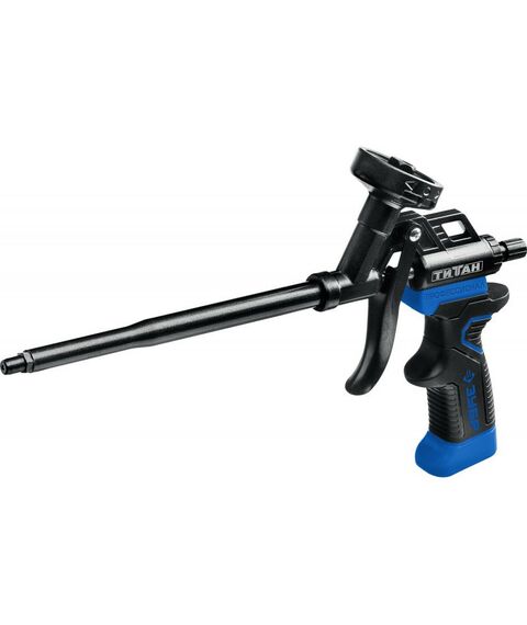 Пистолеты монтажные, тепловые, клеящие, пескоструйные: Тефлоновый пистолет для монтажной пены Зубр Титан 06866 фотографии