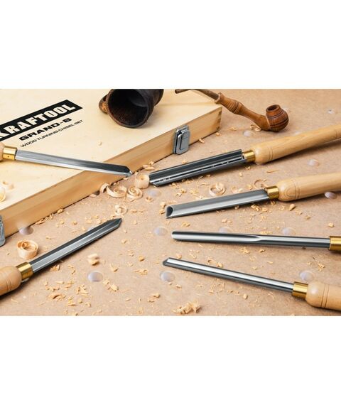 Столярно-слесарный инструмент: Набор ручных резцов по дереву KRAFTOOL Grand-6 6 предметов [18368] фотографии