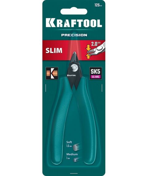 Столярно-слесарный инструмент: Прецизионные бокорезы KRAFTOOL Kraft Mini 125 мм [220017-4-12] фотографии