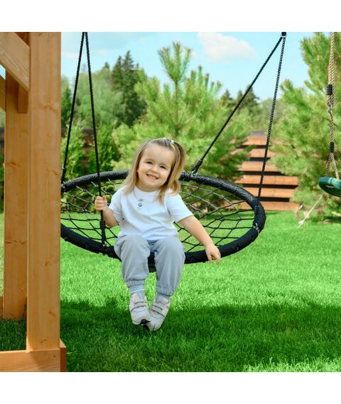 Детские спортивные комплексы: Детский игровой комплекс UNIX Kids 6 в 1 Dark Green фотографии