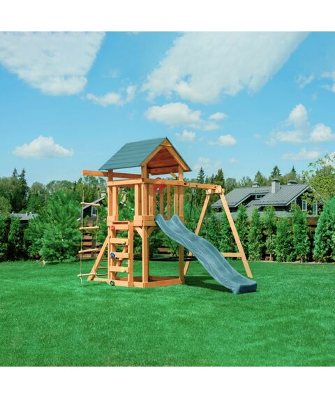 Детские спортивные комплексы: Детский игровой комплекс UNIX Kids 6 в 1 Dark Green фотографии