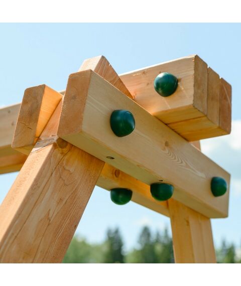 Детские спортивные комплексы: Детский игровой комплекс UNIX Kids 6 в 1 Dark Green фотографии