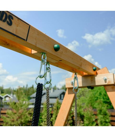 Детские спортивные комплексы: Детский игровой комплекс UNIX Kids 6 в 1 Dark Green фотографии