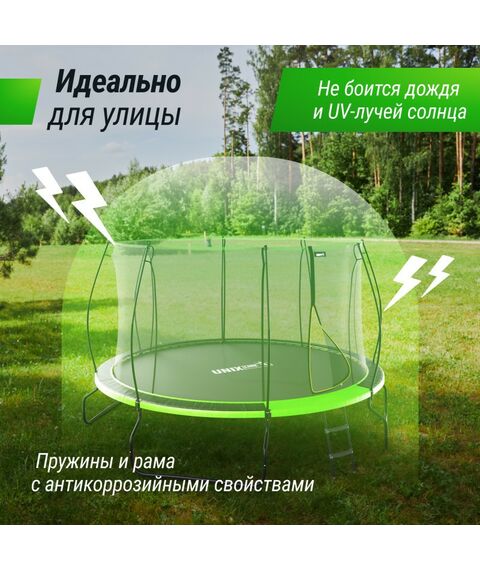 Батуты: Батут UNIX line 12 ft UFO Green фотографии
