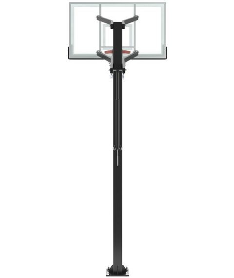 Баскетбол: Баскетбольная стойка стационарная UNIX line B-Stand-PC 72"x42" R45 H230-305 см фотографии