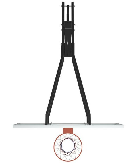 Баскетбол: Баскетбольная стойка стационарная UNIX line B-Stand-PC 72"x42" R45 H230-305 см фотографии