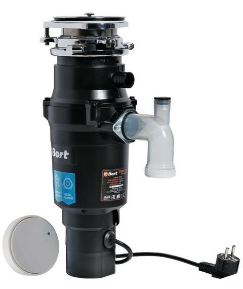 Прочая встраиваемая техника: Измельчитель пищевых отходов Bort TITAN 7000 780 Вт, 3 ступени, 3.2 кг/мин, 90 мм фотографии