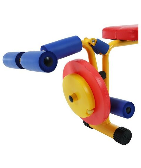 Детские тренажеры: Детская скамья для жима со штангой ONLYTOP 537822 фотографии