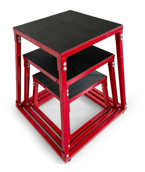 Функциональный тренинг: Комплект тумб для прыжков плиобокс UNIX Fit PRO 3 шт. фотографии