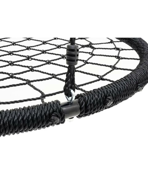 Детские спортивные комплексы: Качели-гнездо подвесные UNIX Kids Black 120 фотографии