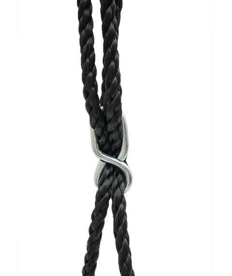 Детские спортивные комплексы: Качели-гнездо подвесные UNIX Kids Black 120 фотографии