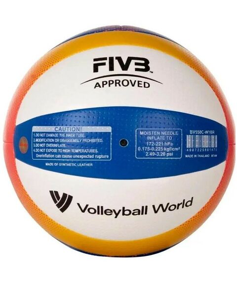 Волейбол: Мяч для пляжного волейбола Mikasa BV550C фотографии
