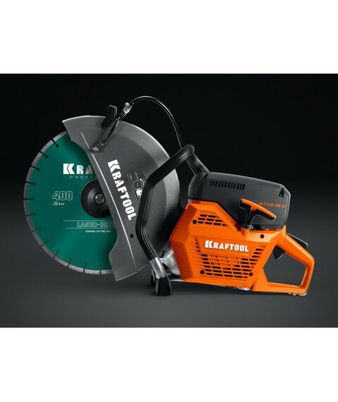 Бензорезы: Бензорез по бетону (бетонорез) KRAFTOOL K770-16 H 3700 Вт, 400 мм, диск в комплекте фотографии