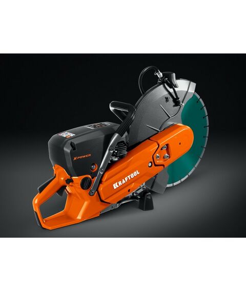 Бензорезы: Бензорез по бетону (бетонорез) KRAFTOOL K770-16 H 3700 Вт, 400 мм, диск в комплекте фотографии