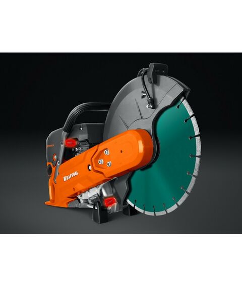 Бензорезы: Бензорез по бетону (бетонорез) KRAFTOOL K770-16 H 3700 Вт, 400 мм, диск в комплекте фотографии