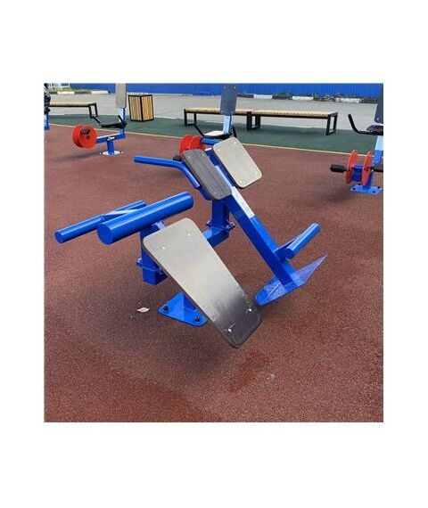 Уличный тренажер гиперэкстензия-прессAVU025 фотографии