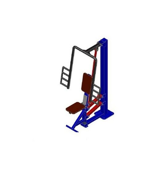 Уличный тренажер жим от груди с регулировкойAVU004 фотографии