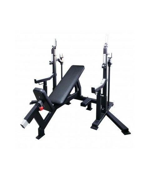 Стойка для пауэрлифтинга с тремя скамьями AV132/80 фотографии