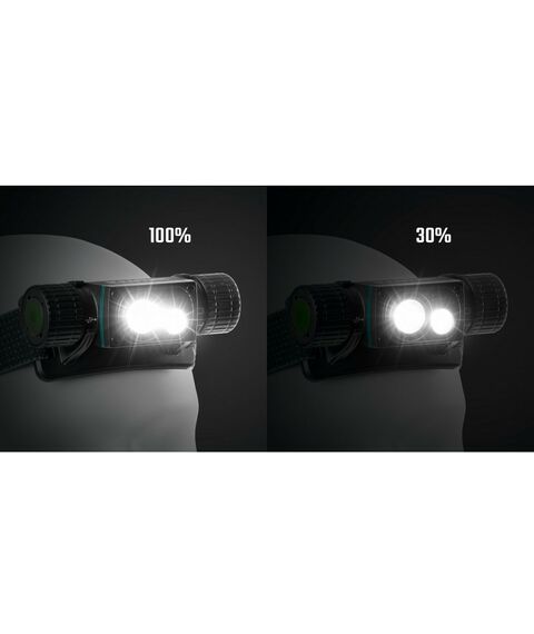 Аккумуляторный налобный/ручной фонарь KRAFTOOL KH-7 1000 лм, 4 режима, 3в1, 2200мАч 56450 фотографии