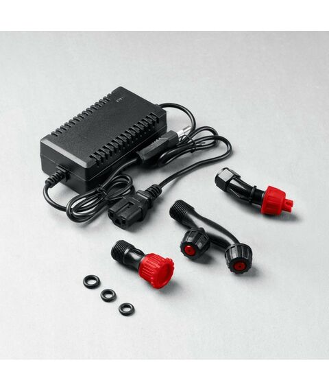 Аккумуляторный опрыскиватель Зубр ОПС-16К 16 л, колеса фотографии