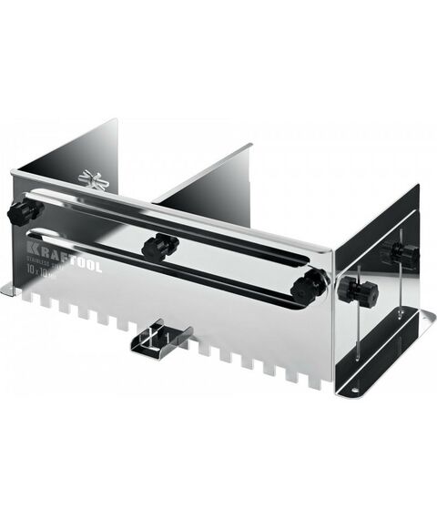 Раздвижная гребенка для плитки KRAFTOOL BUNKER зуб 10*10 мм до 600 мм, нерж. сталь [0808-10] фотографии