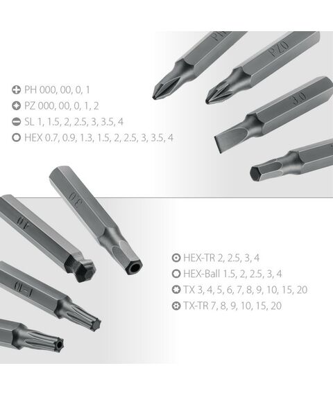 Отвертка KRAFTOOL Precision-51 51 предмет, для точных работ [25691] фотографии