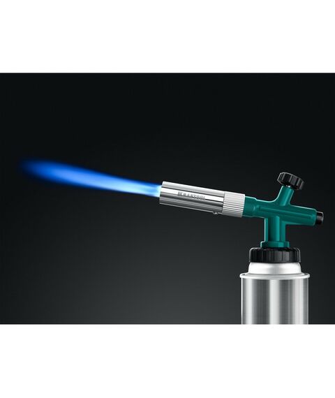 Газовая горелка на баллон KRAFTOOL KG-1000 цельнометаллическая с пьезоподжигом [55514] фотографии