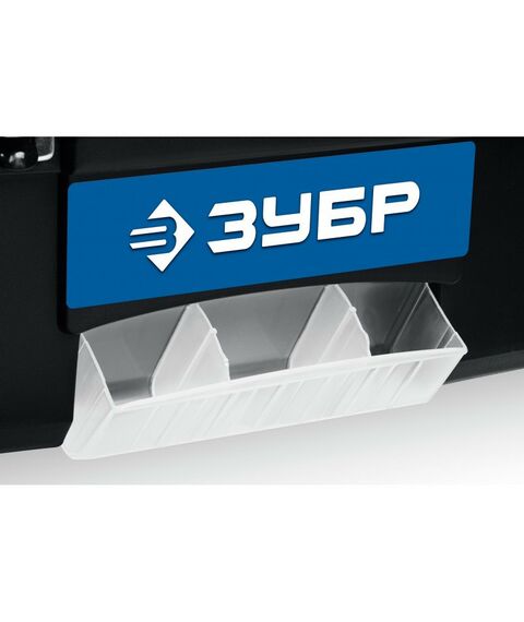 Пластиковый ящик для инструментов Зубр ДЕСНА-22 557 x 284 x 236 мм, 22" [38181-22] фотографии