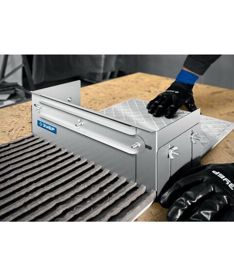 Раздвижная гребенка для плитки Зубр Профессионал зуб 10*10 мм до 600 мм, оцинкованная сталь [08045-10] фотографии