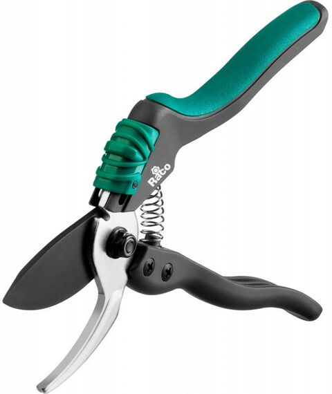 Плоскостной секатор RACO S162 205 мм, закаленная сталь, с двухкомпонентными рукоятками армированными фиберглассом [4206-53/S162] фотографии