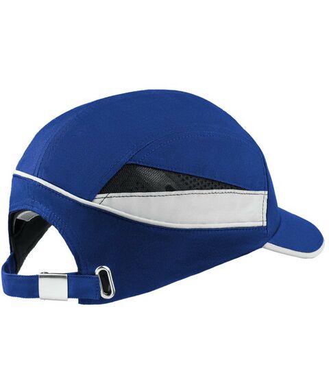 Защитная каскетка Зубр Профессионал БИНОМ синяя, ударопрочный корпус, укороченный козырёк 55 мм, размер от 54 до 59 см [11095] фотографии