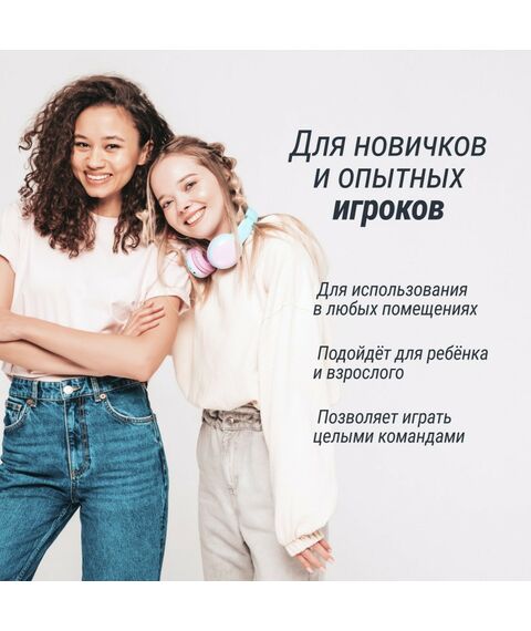 Игровой стол UNIX line Аэрохоккей Black 142х64 cм фотографии