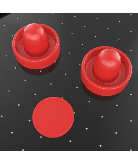 Игровой стол UNIX line Аэрохоккей Black 142х64 cм фотографии