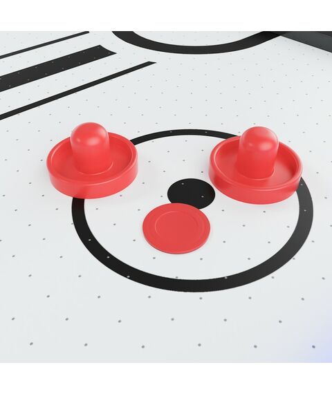 Игровой стол UNIX line Аэрохоккей Black&White 226х125 cм фотографии