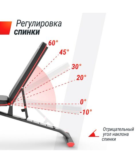 Скамья силовая универсальная UNIX Fit BENCH 140 фотографии