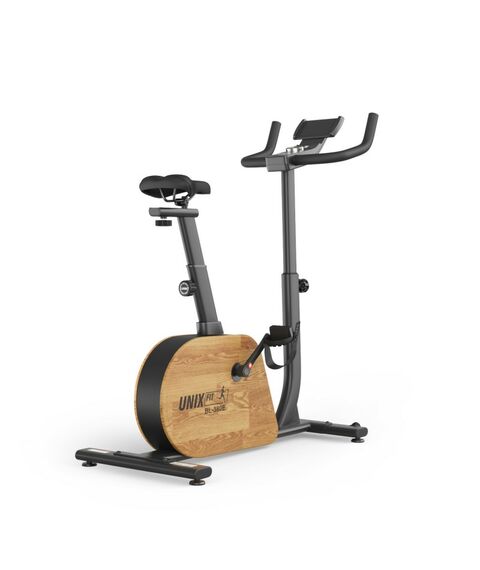 Велотренажер UNIX Fit BL-380E Wood генераторный фотографии