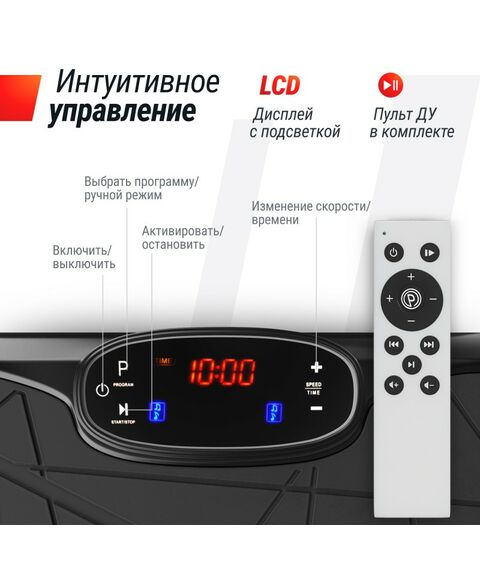 UNIX Fit Виброплатформа Edge 2D Black фотографии