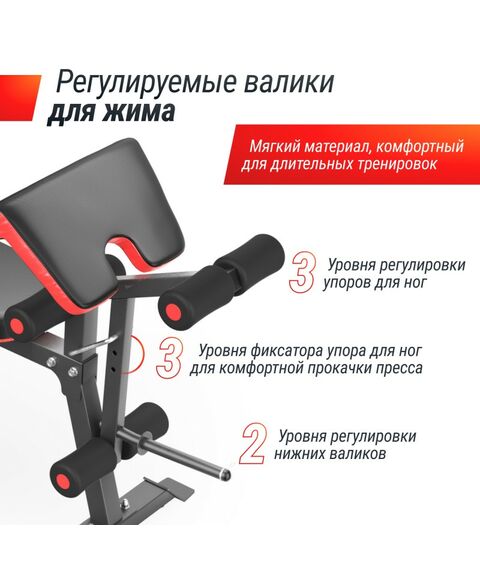 Скамья силовая со стойками UNIX Fit BENCH 135 фотографии