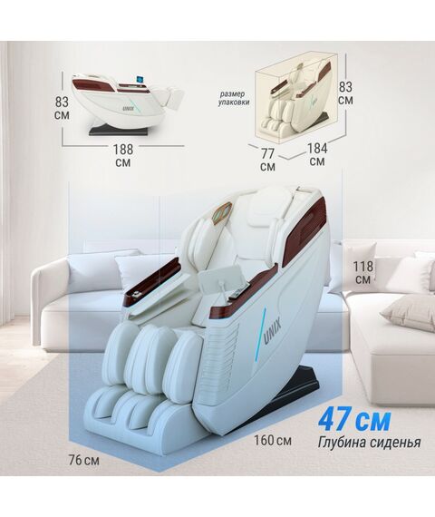 UNIX Med Массажное кресло Asteria Pearl фотографии