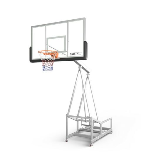 UNIX line Баскетбольная стойка B-Stand-TG PRO 72"x42" R45 H120-305 см фотографии