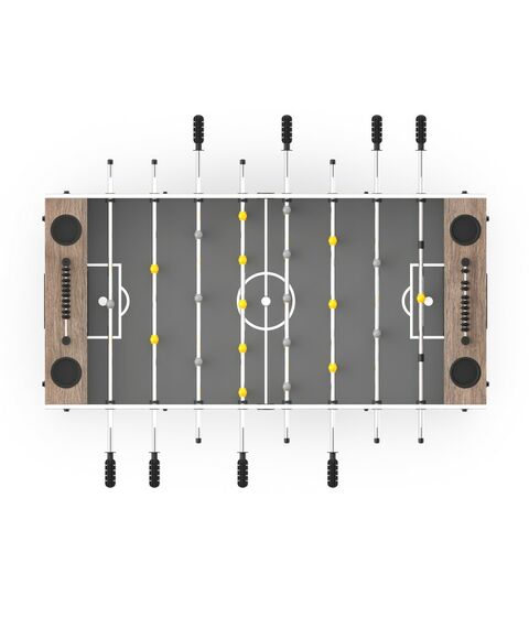 Игровой стол Футбол - Кикер UNIX line Grey Wood 125х61 см фотографии