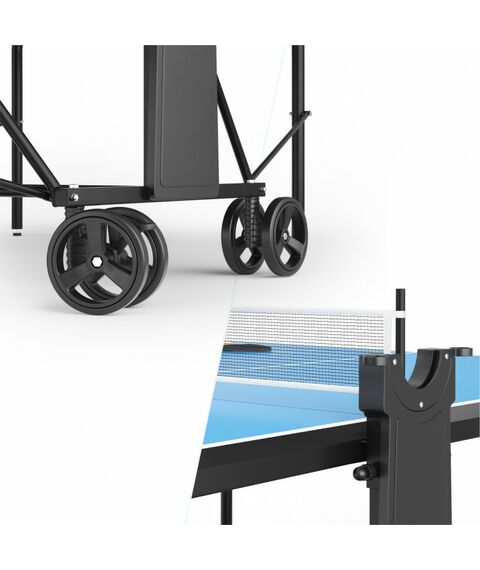 Теннисный стол UNIX line Compact indoor 18mm MDF (Blue) фотографии