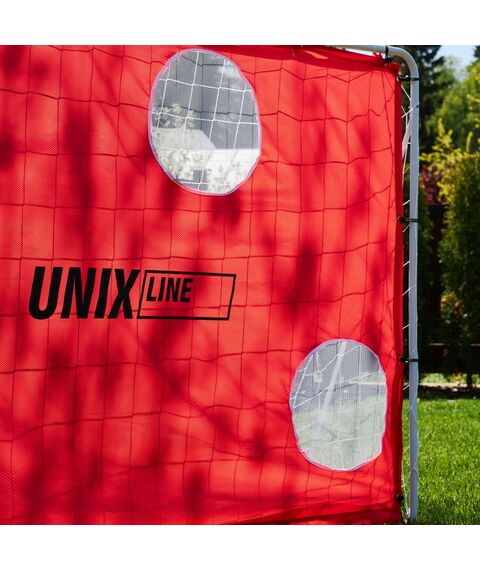 Ворота футбольные переносные UNIX line 217x153 см стальные, с мишенями фотографии