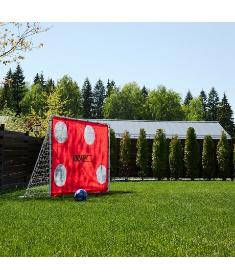 Ворота футбольные переносные UNIX line 217x153 см стальные, с мишенями фотографии