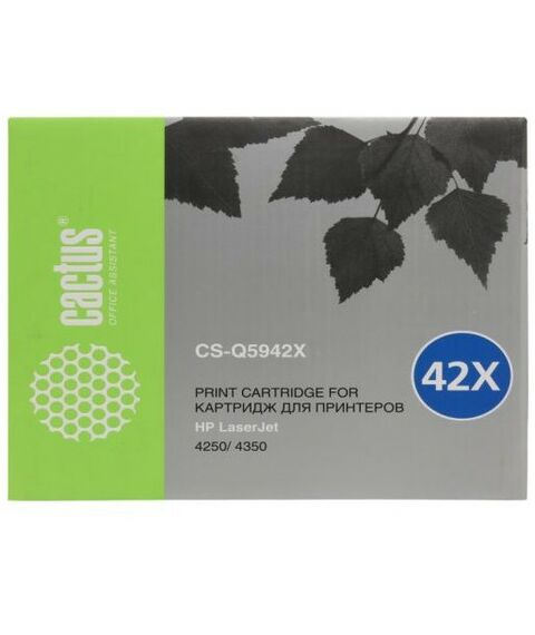 Для HP (совместимые): Картридж Cactus CS-Q5942X для hp LJ 4250/4350 фотографии