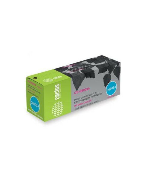 Для HP (совместимые): Картридж Cactus CS-Q6003A Magenta для hp LJ 1015MFP/1017MFP/1600/2600N фотографии