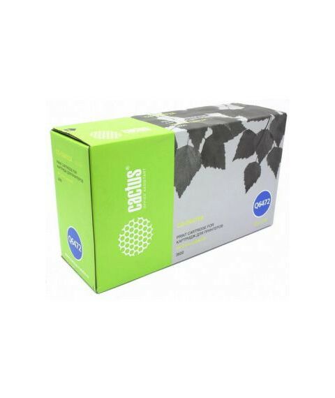 Для HP (совместимые): Картридж Cactus CS-Q6472A Yellow для hp LJ 3600 фотографии