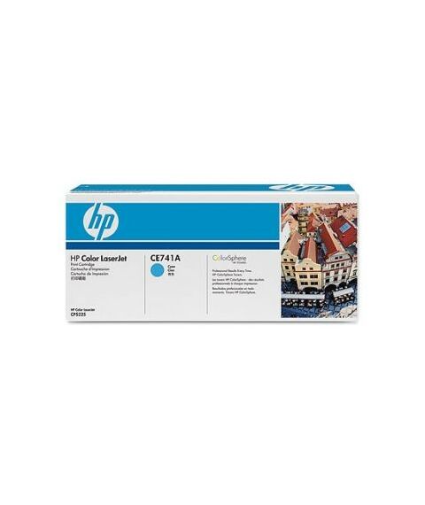 Для HP (оригинал): Картридж HP CE741A Cyan для hp Color LaserJet CP5225 фотографии