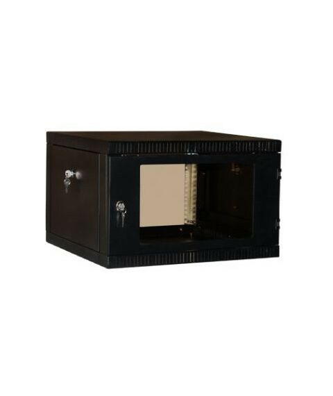 Шкафы и стойки: Шкаф NT WALLBOX 6-66 B 19", настенный, чёрный, 6U, 600*650, дверь стекло-металл фотографии